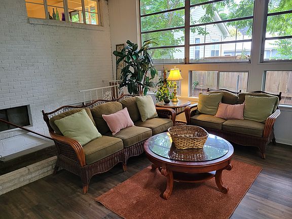 Sunroom - set up to relax and enjoy