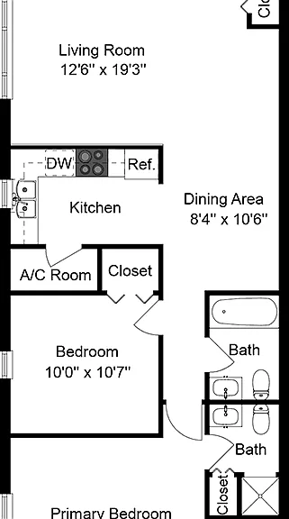 Explore this well-structured floor plan, offering a harmonious blend of space and style in urban living. Explore this well-structured floor plan, offering a harmonious blend of space and style in urban living.