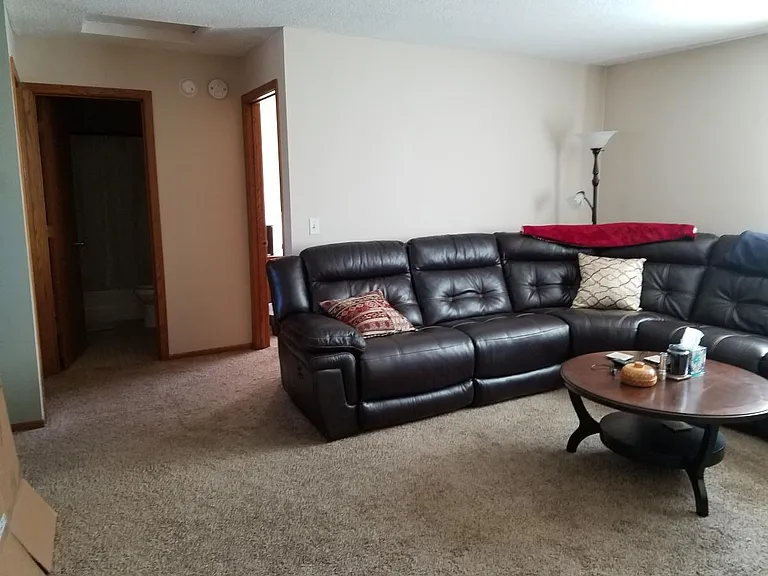 Living room view walking in entry