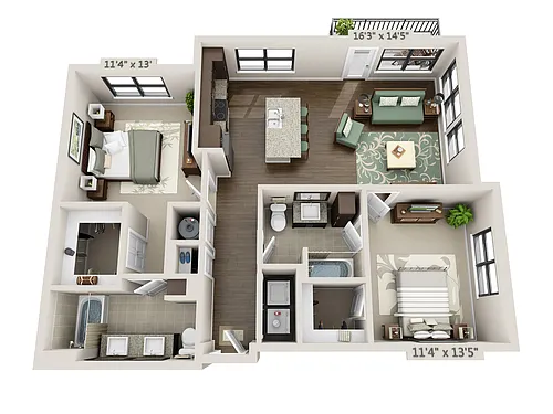 Floor plan Grow (B2C)
