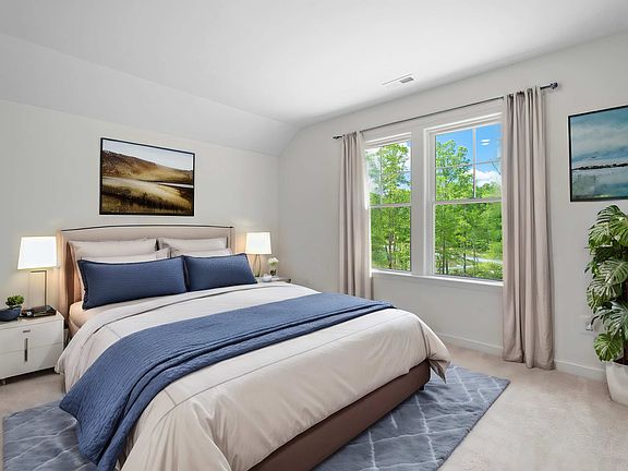 Virtually Staged Bedroom