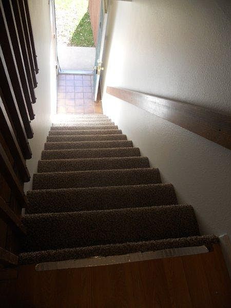 Staircase to front door