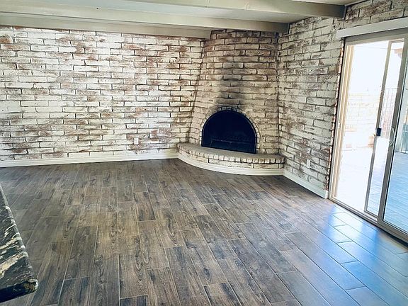 Great room with beehive fireplace