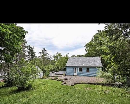 Fenced in backyard