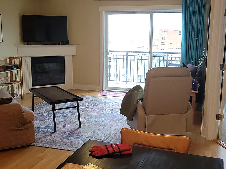 Living Room, electric fireplace