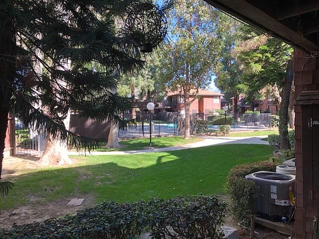 Patio view to pool/ laundry area