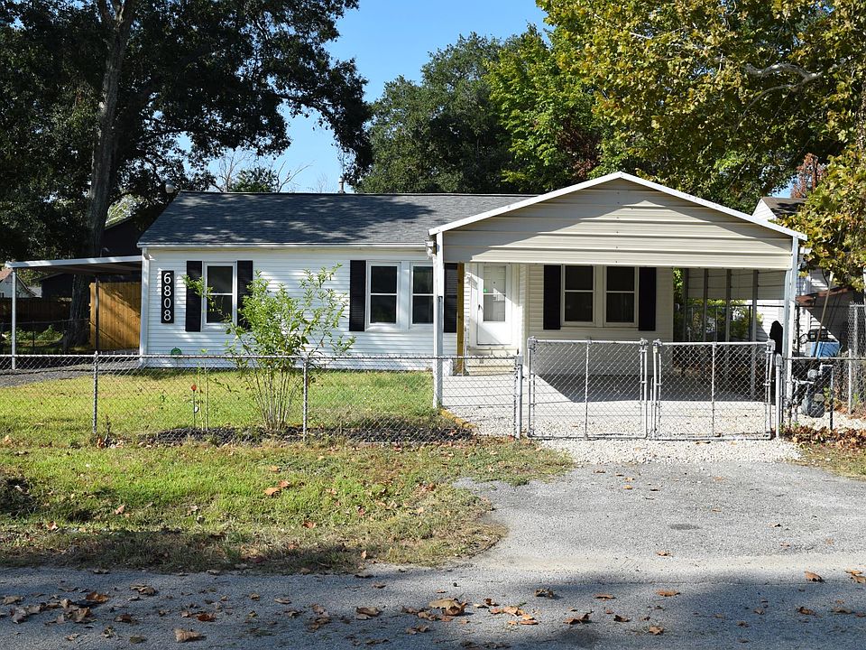 Welcome to 6808 Orville, a 3 bedroom, 1 bathroom home with gated yard and 2-car carport