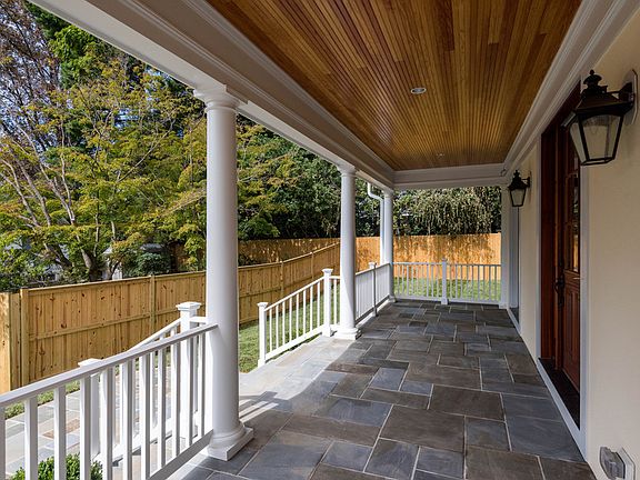Inviting front porch