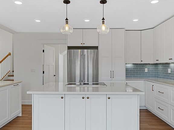 Thoughtful storage throughout the kitchen and nearby laundry room.