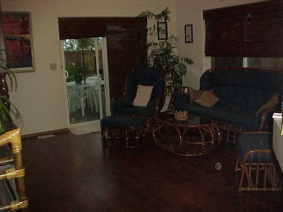 Living room with new Bamboo flooring