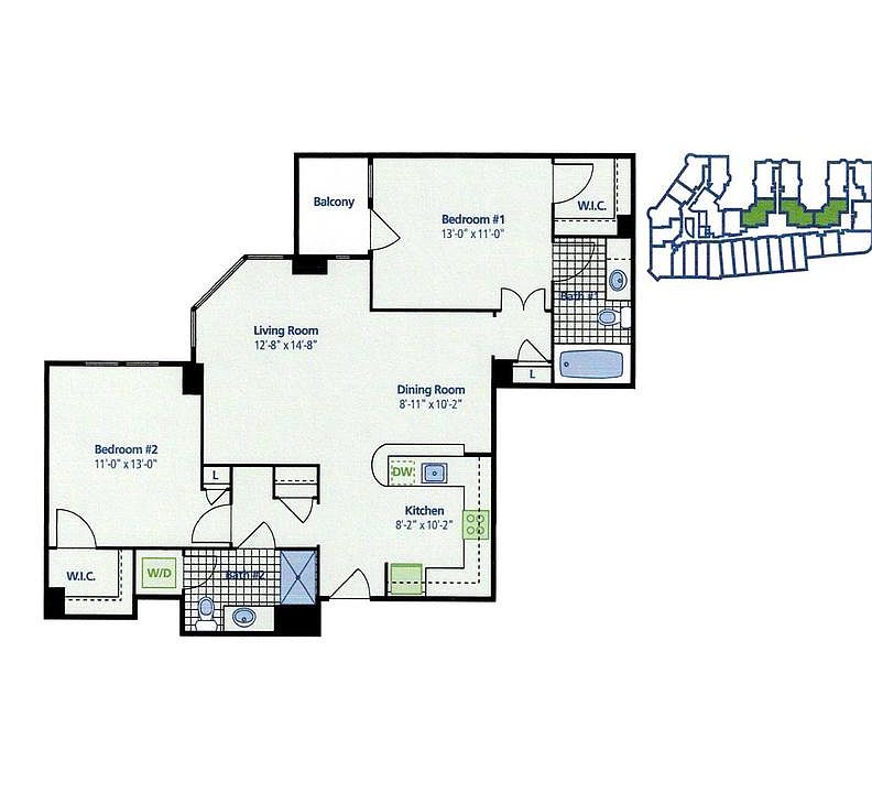 2nd image of 1390 Kenyon St NW #712