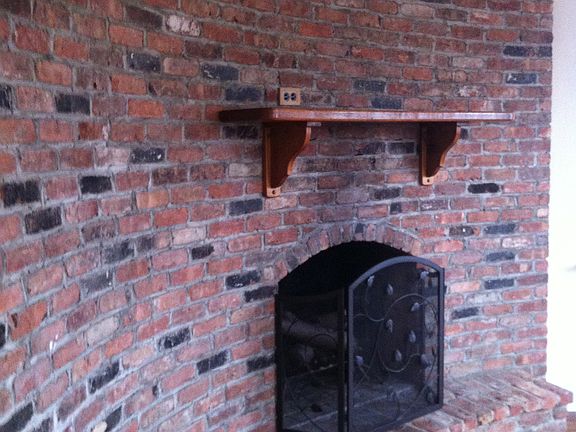 Living Room with Fire Place