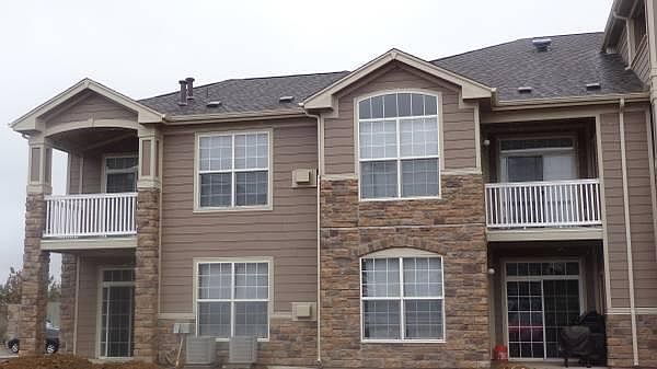 2nd floor, on the end. Vaulted ceilings create a spacious feel. You will get plenty of sunshine through the big windows.