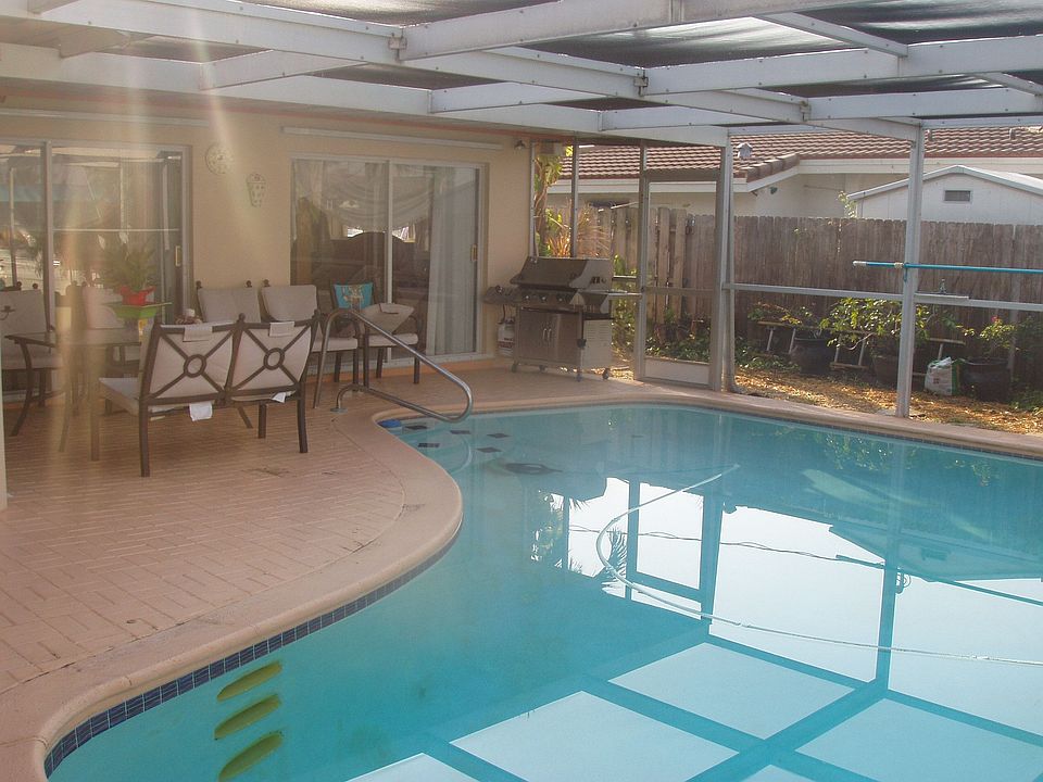 Screened in pool