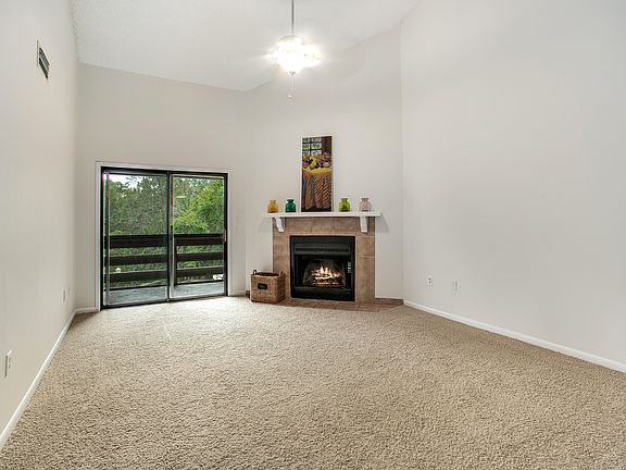 Vaulted LR w/Fireplace