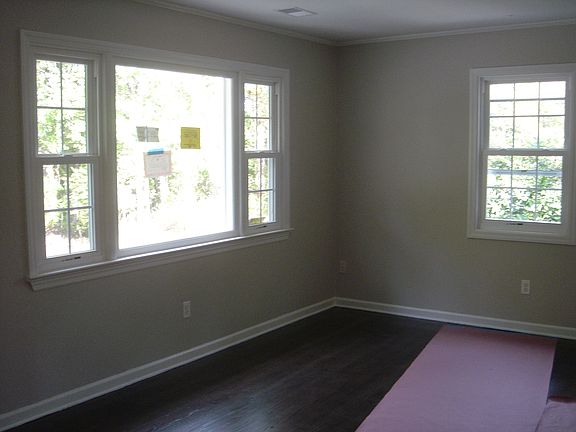 Living room with real hardwood floors