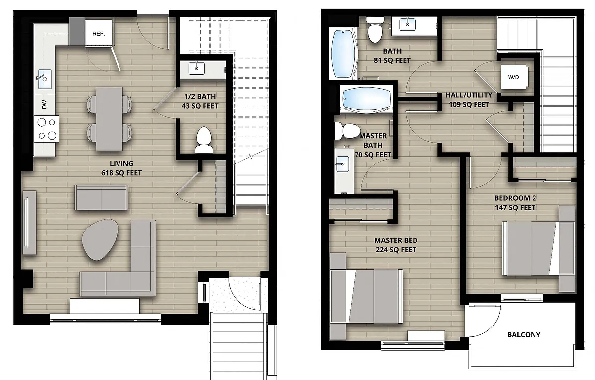 Floor plan E 2X25 A