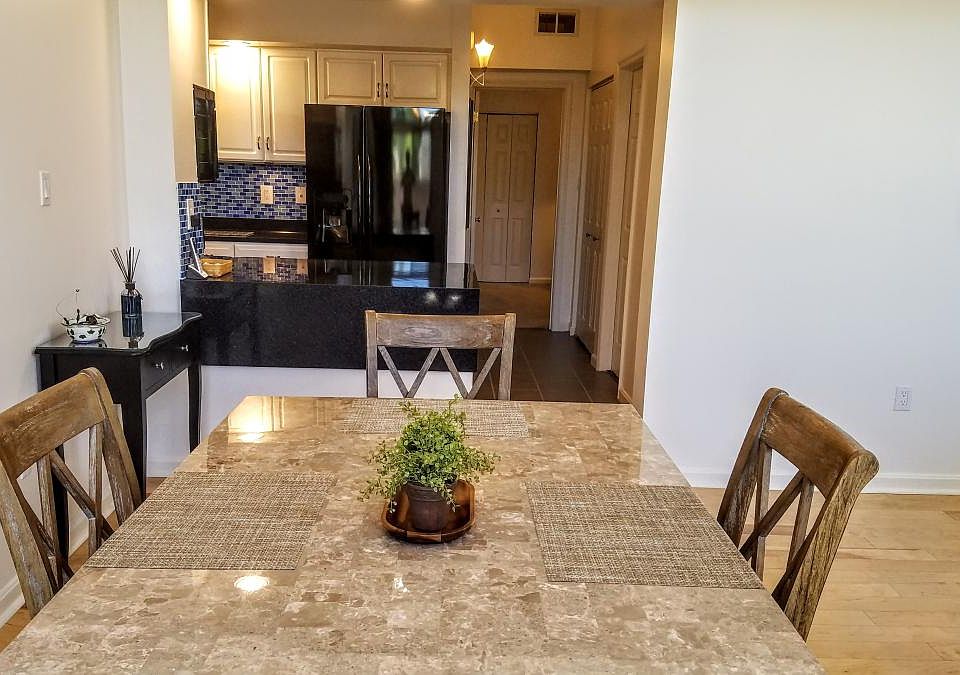 Dining room looking towards kitchen