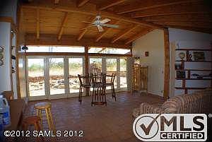 Straw Bale home great room