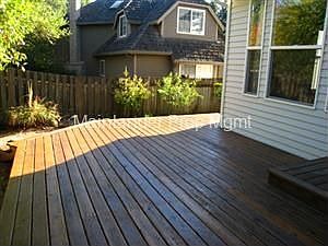 Back deck