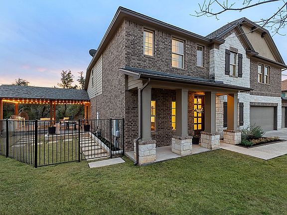 Side yard view to patio