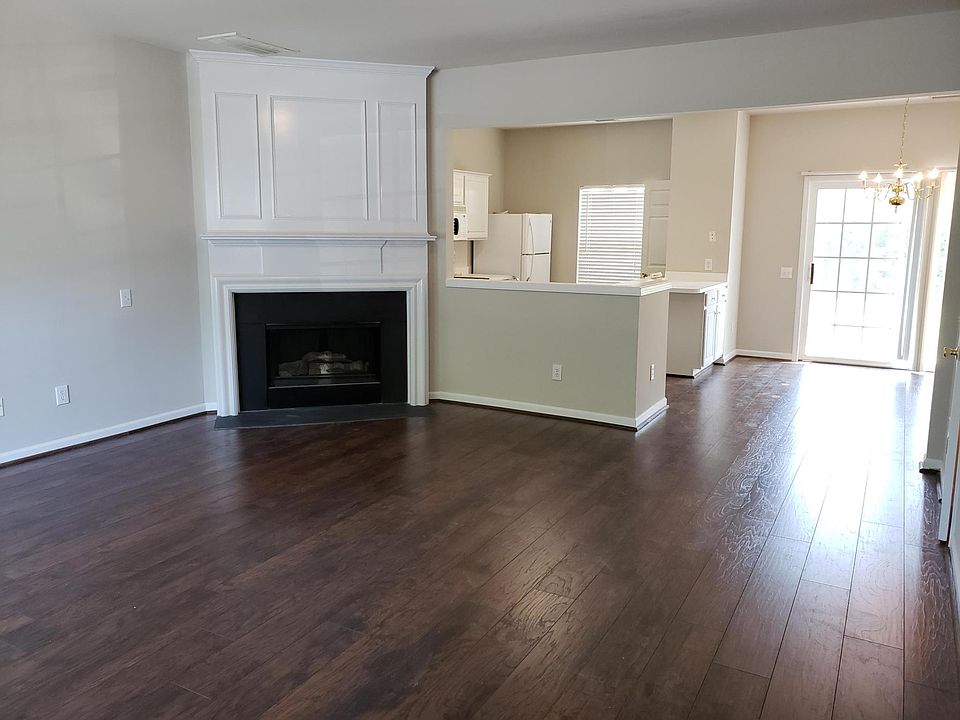 Large family room open to kitchen and dining room
