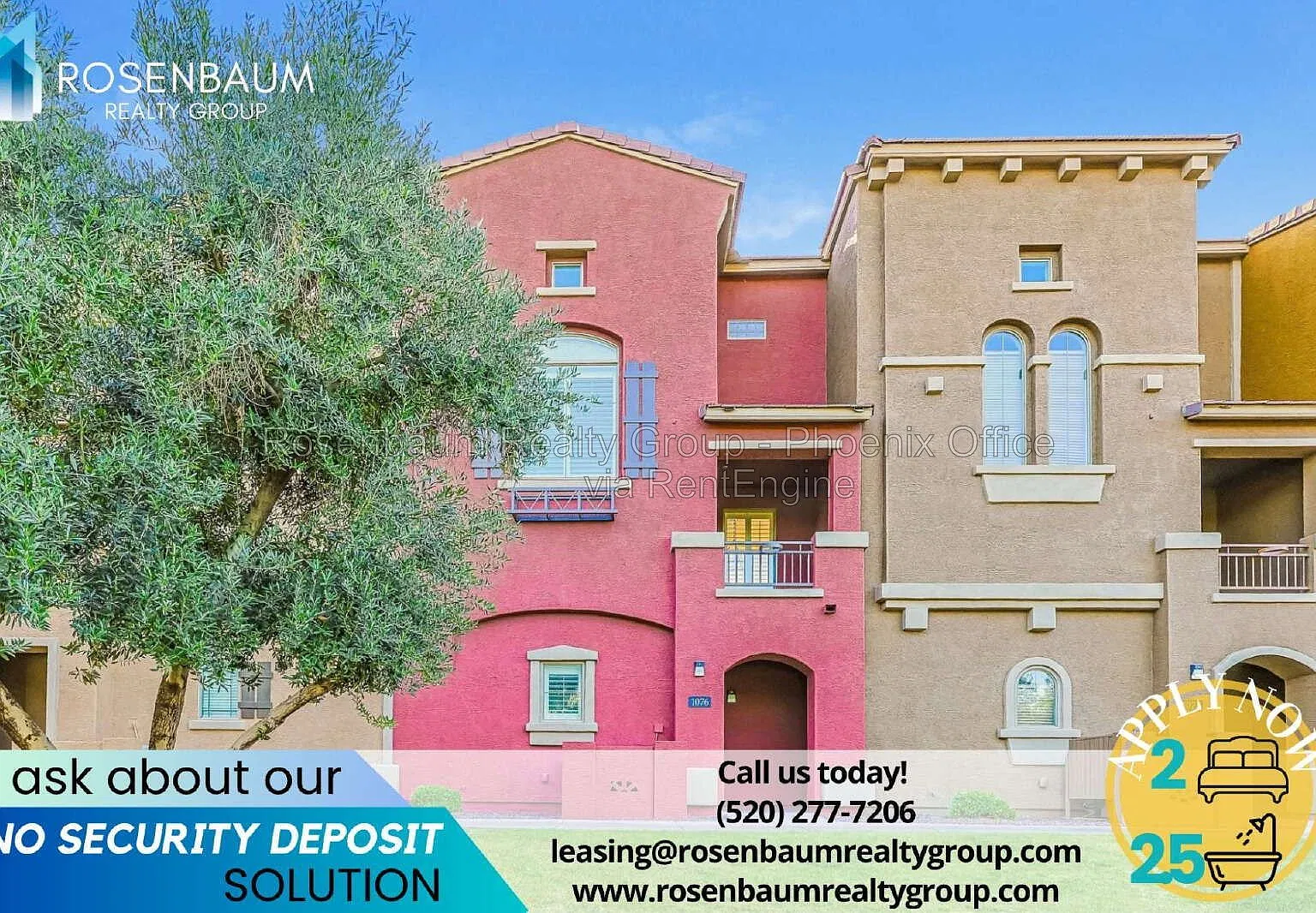 2 bed, 2.5 bath, 1100 sqft, $2,099 — Photo 1