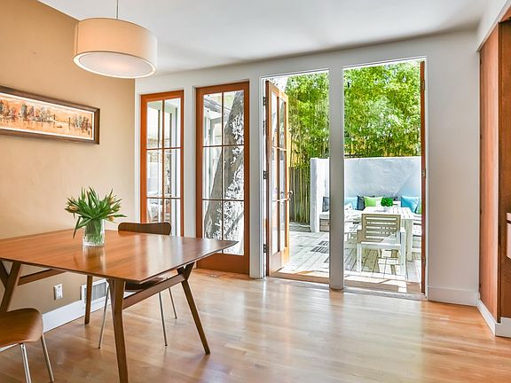 kitchen looking out to front deck