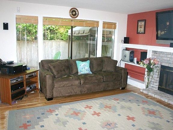 private back yard lets good light into home...