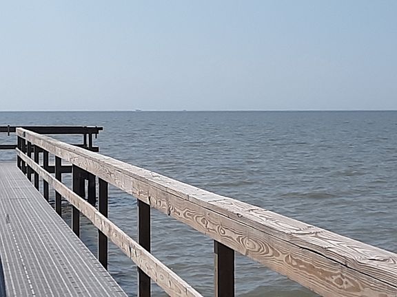 Public fishing pier a few blocks away