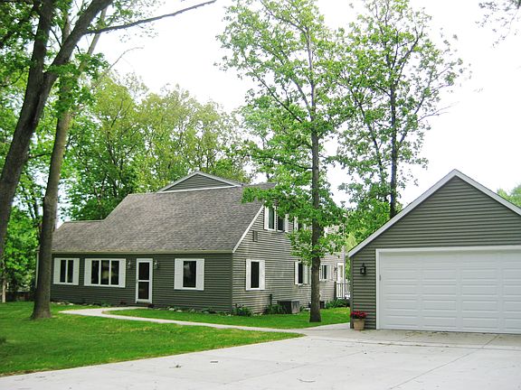 New driveway and walkways