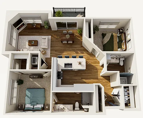 Floor plan Unit Type F