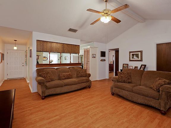 Wonderful open living area with laminate floors