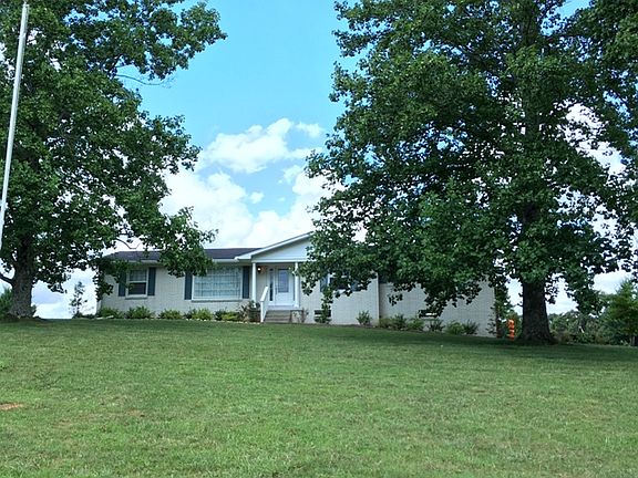 Front of updated brick ranch