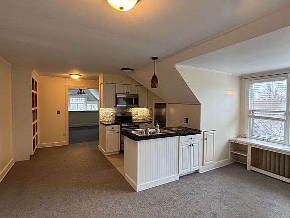 Living Area and Kitchen