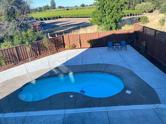 backyard with vineyard view