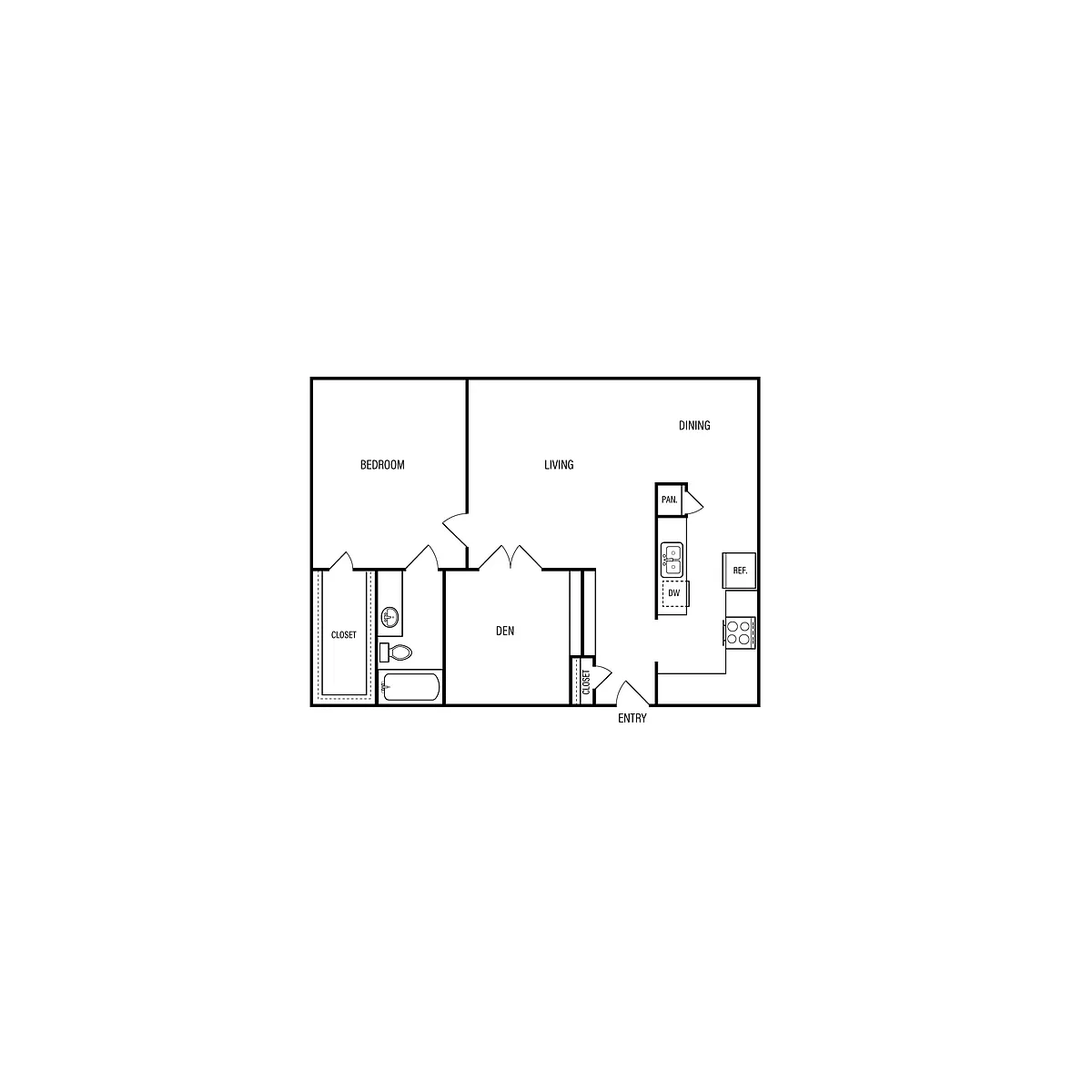 Floor plan A6 Classic