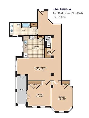 Floor plan The Riviera 2