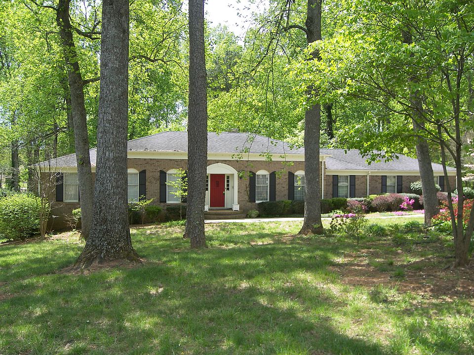 large brick home, 1+AC