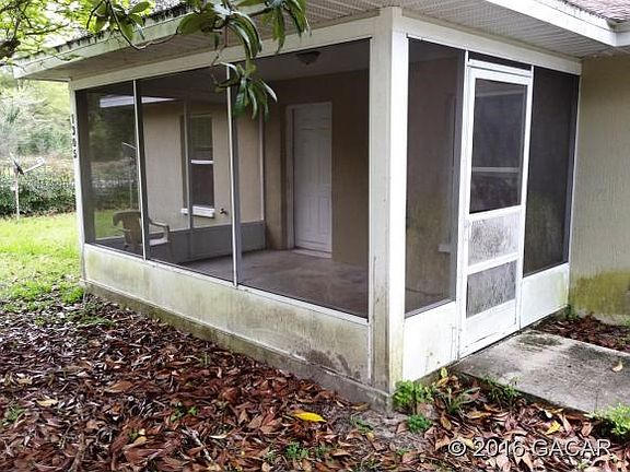 Front door from porch