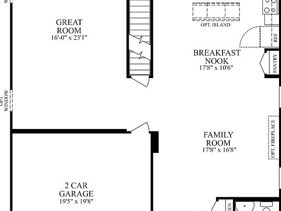 Elevation A - 1st Floor