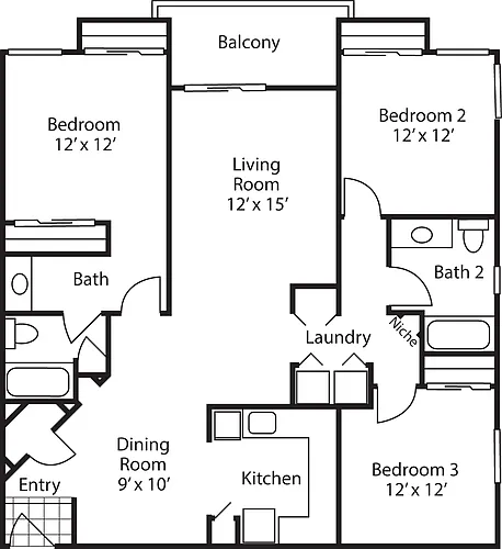 Floor plan Lakeview