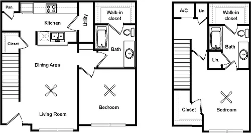 Floor plan TH2B