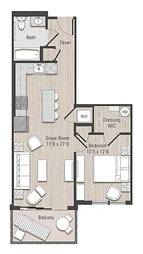 Floor plan B2a