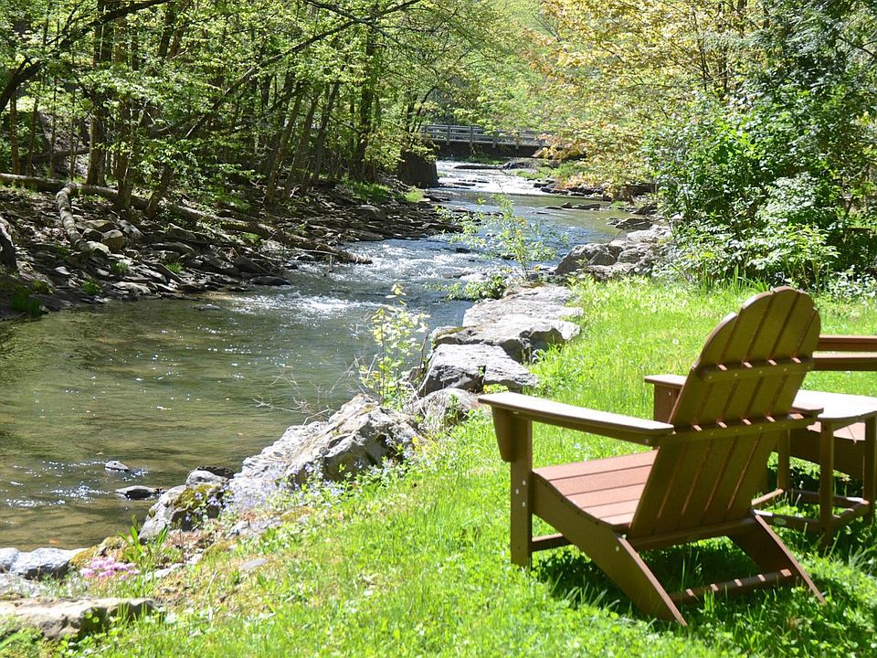 View of the Sawkill Creek from the backyard