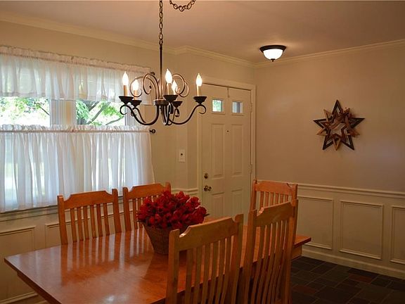 Dining area is nice and open