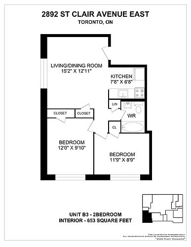 Floor plan 2 Bedroom