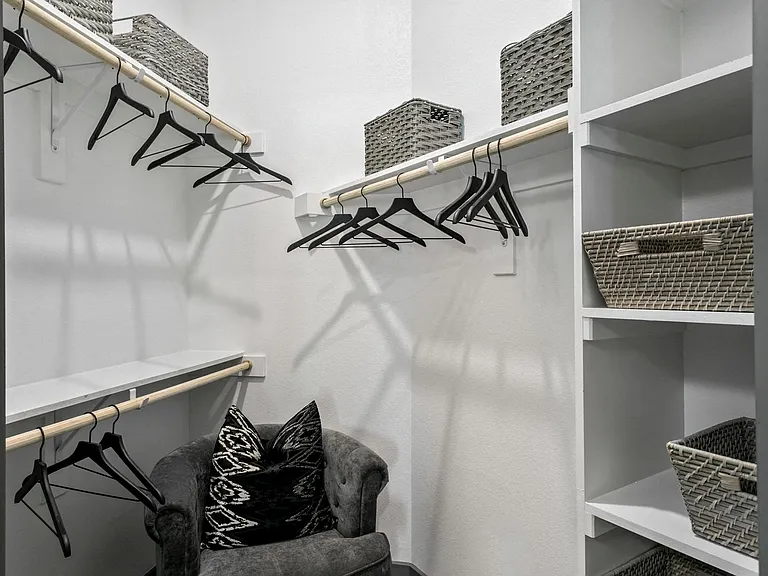 Built-in shelving