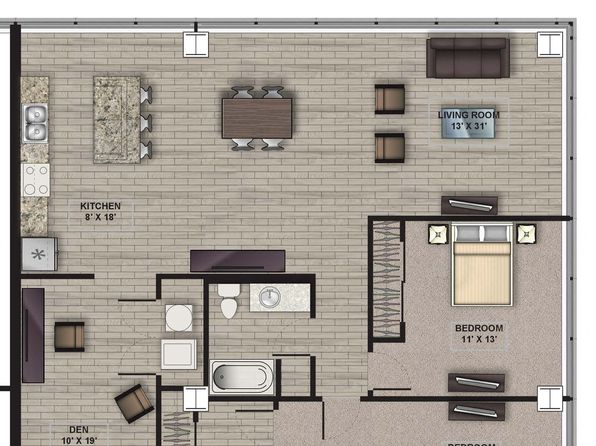 Tower on the Maumee, 200 N Saint Clair St #2708, Toledo, OH 43604