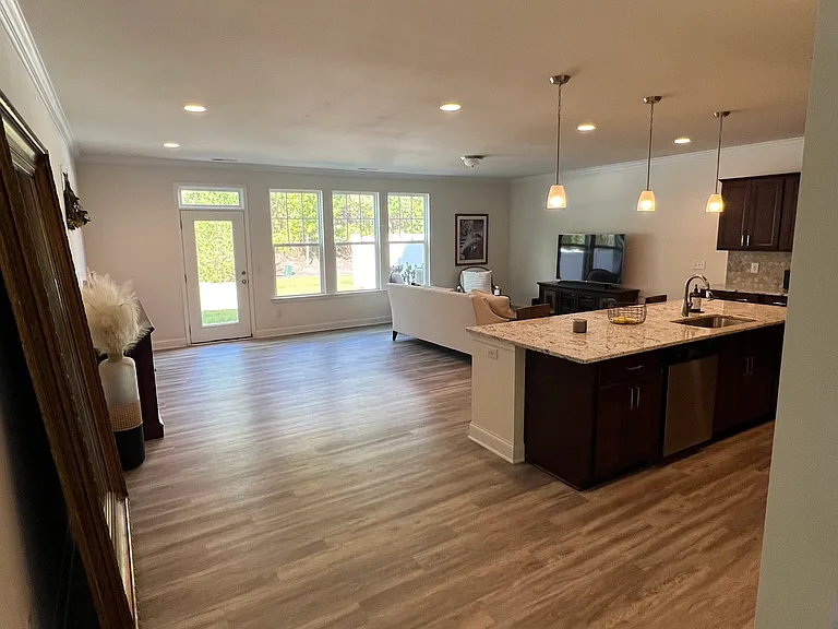 family room/dining room